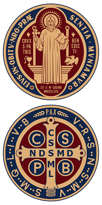 st. Benedict medal GIF