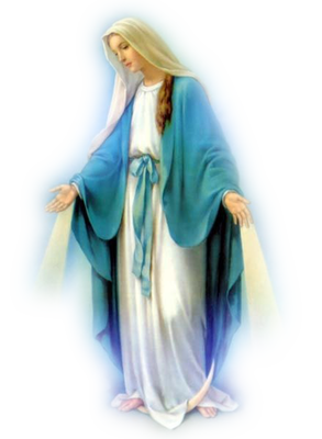 Virgin Mary sticker
